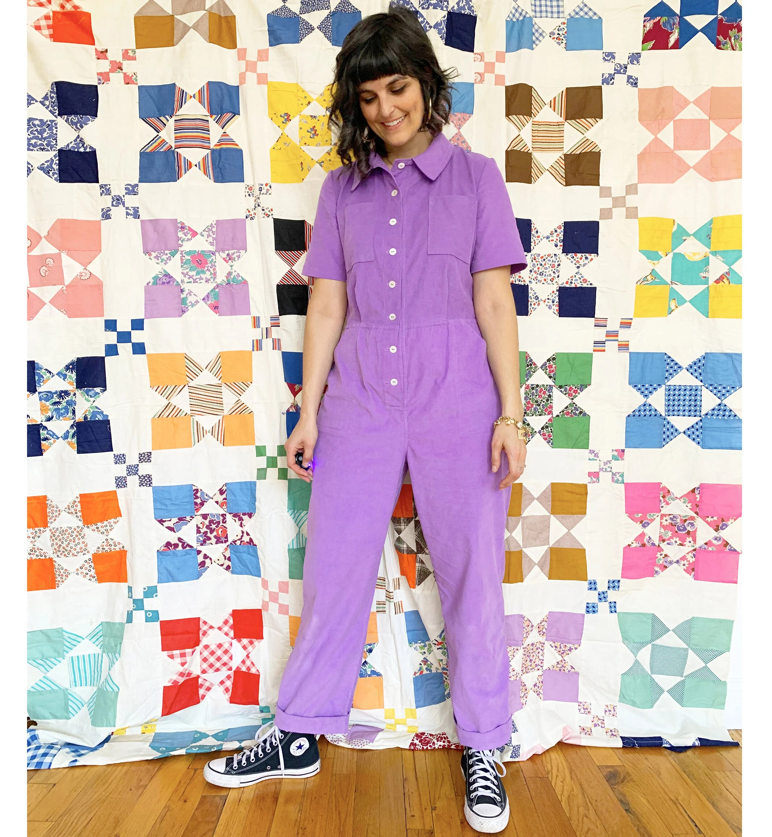 PROFESSIONAL PURPLE PERSON: McCall's M8046 Corduroy Jumpsuit